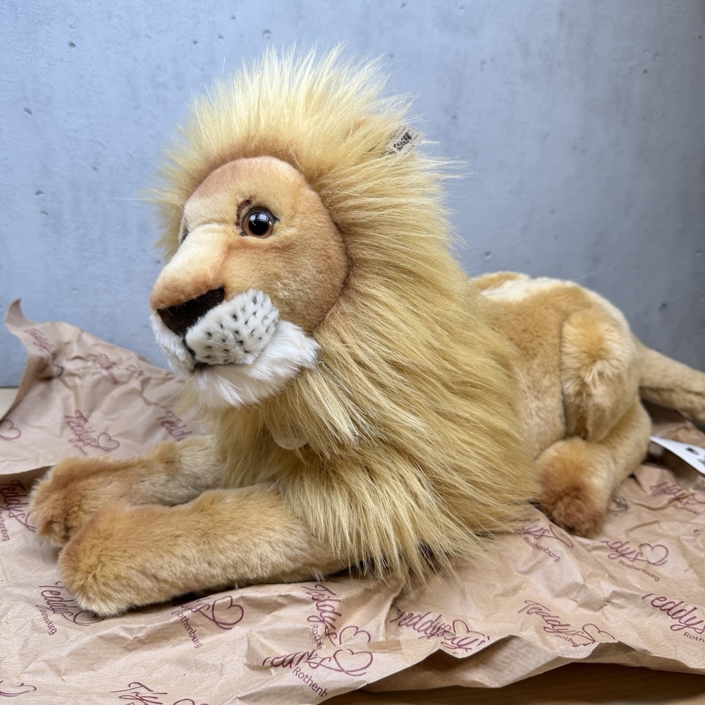 Steiff Leo Lion‎ 18" From Teddys Rothenburg Stuff Animals 064135